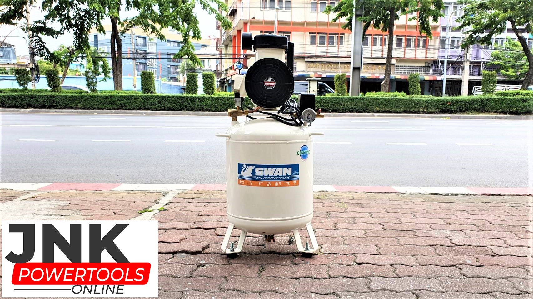 ปั๊มลมโรตารี่ OilFree SWAN DR-115-30L